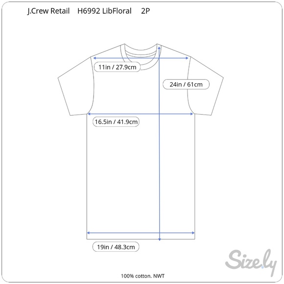 NWT J.Crew Sleeveless tank in Liberty® symphony fl - Picture 6 of 6